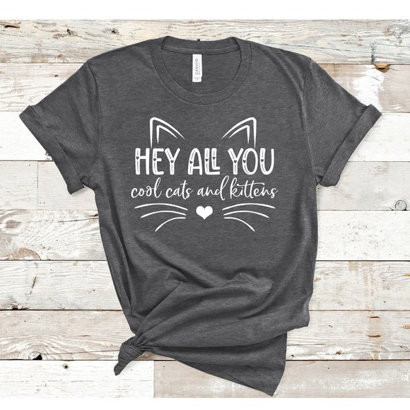 Hey all you cool cats and kittens T-shirt - Picture 3 of 6
